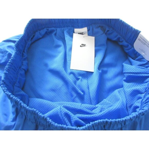 Nike Sportswear Men's Woven Flow Mesh Lined Shorts Signal Blue Standard Fit NWT - Picture 5 of 6
